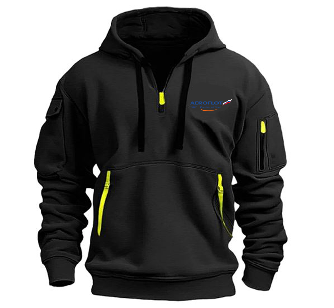 RUSSIAN AIRLINE HOODED JACKET PULLOVER