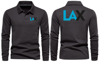 Thumbnail for LAX AIRPORT LONG SLEEVE  POLO