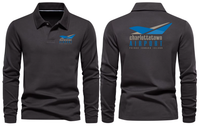 Thumbnail for CHARLATTETWON AIRPORT LONG SLEEVE  POLO