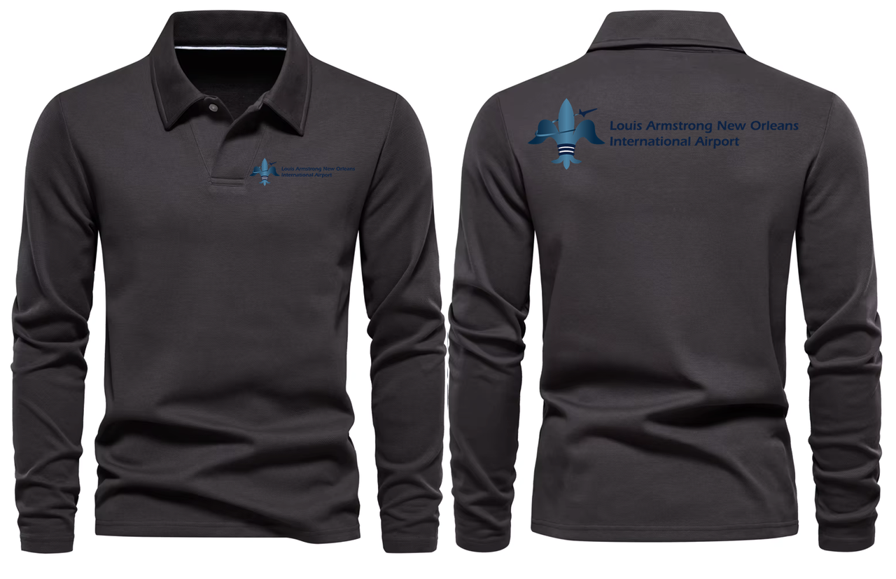 ORLANS AIRPORT LONG SLEEVE  POLO