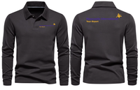 Thumbnail for NEWCASTALE AIRPORT LONG SLEEVE  POLO