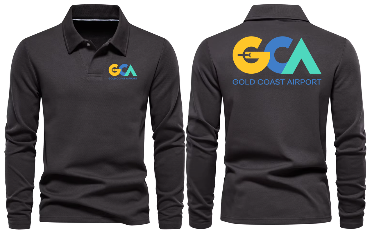 GCA AIRPORT LONG SLEEVE  POLO