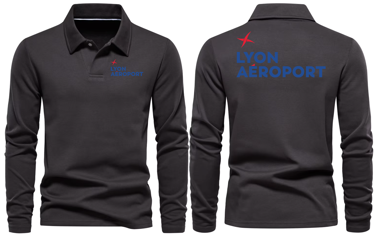 LYON AIRPORT LONG SLEEVE  POLO