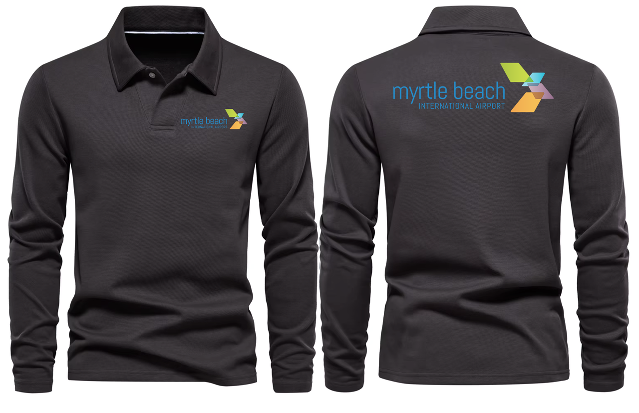 MYRTLE AIRPORT LONG SLEEVE  POLO