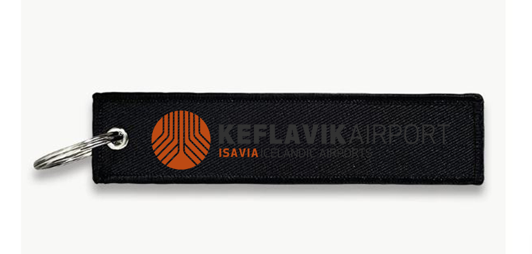 KEFLAVIK AIRPORT KEY CHAIN