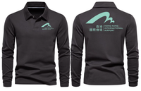 Thumbnail for HONGKONK AIRPORT LONG SLEEVE  POLO
