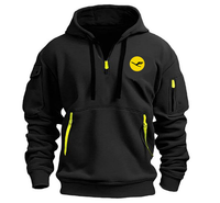 Thumbnail for LOGO LUFTHANSA AIRLINE HOODED JACKET PULLOVER