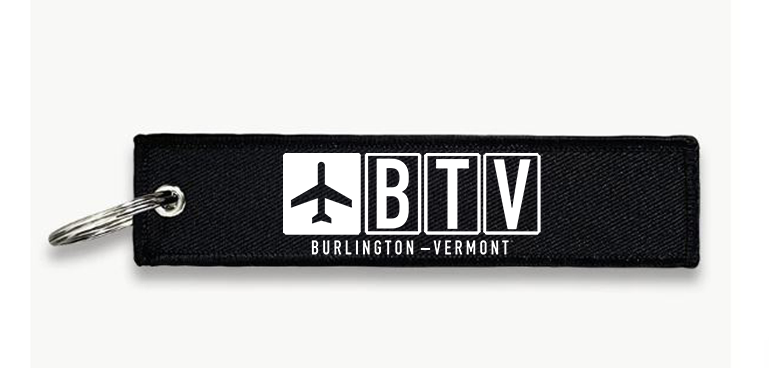 BTV AIRPORT KEY CHAIN