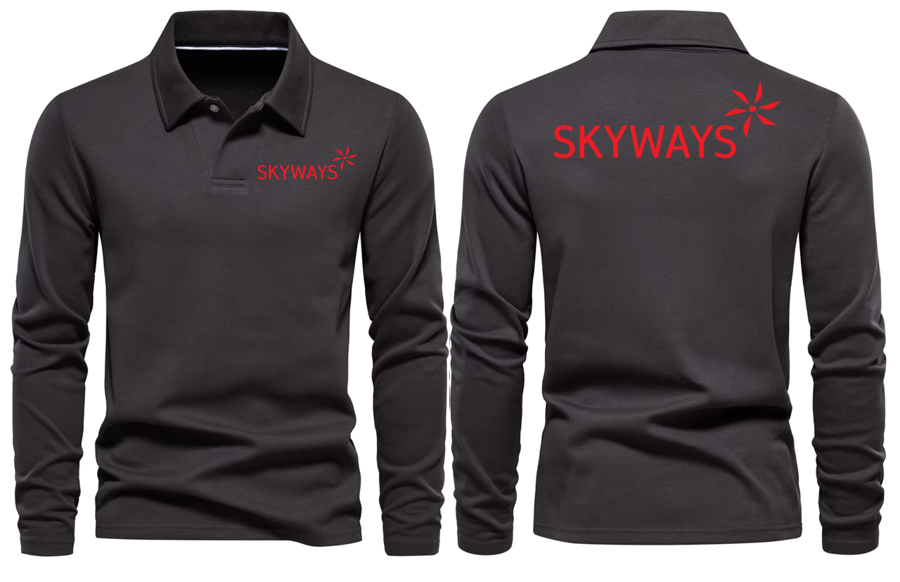 SKY WAYS LONG SLEEVE  POLO