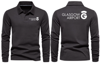 Thumbnail for GLASGOW AIRPORT LONG SLEEVE  POLO