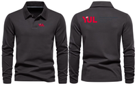Thumbnail for YUL AIRPORT LONG SLEEVE  POLO