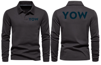 Thumbnail for YOW AIRPORT LONG SLEEVE  POLO