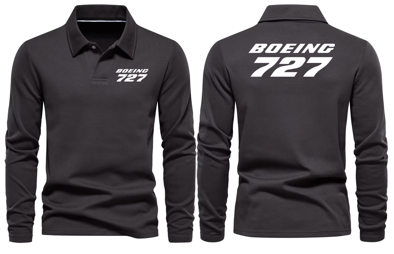 BOEING 727 LONG SLEEVE  POLO