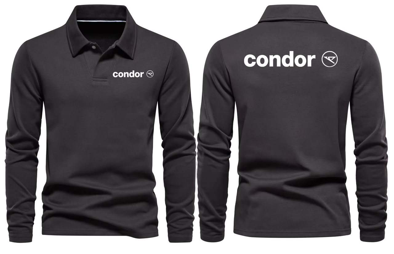 CONDOR AIRLINES LONG SLEEVE  POLO