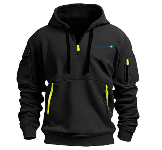 WESTJET AIRWAYS HOODED JACKET PULLOVER
