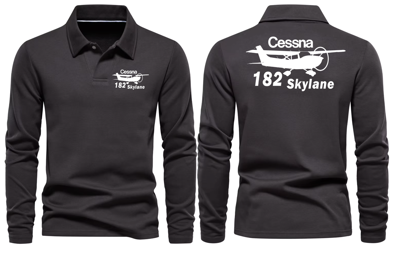 CESSNA 182 LONG SLEEVE  POLO