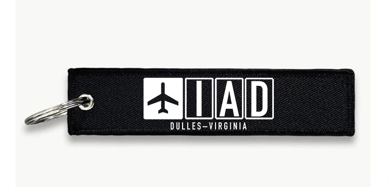IAD AIRPORT KEY CHAIN