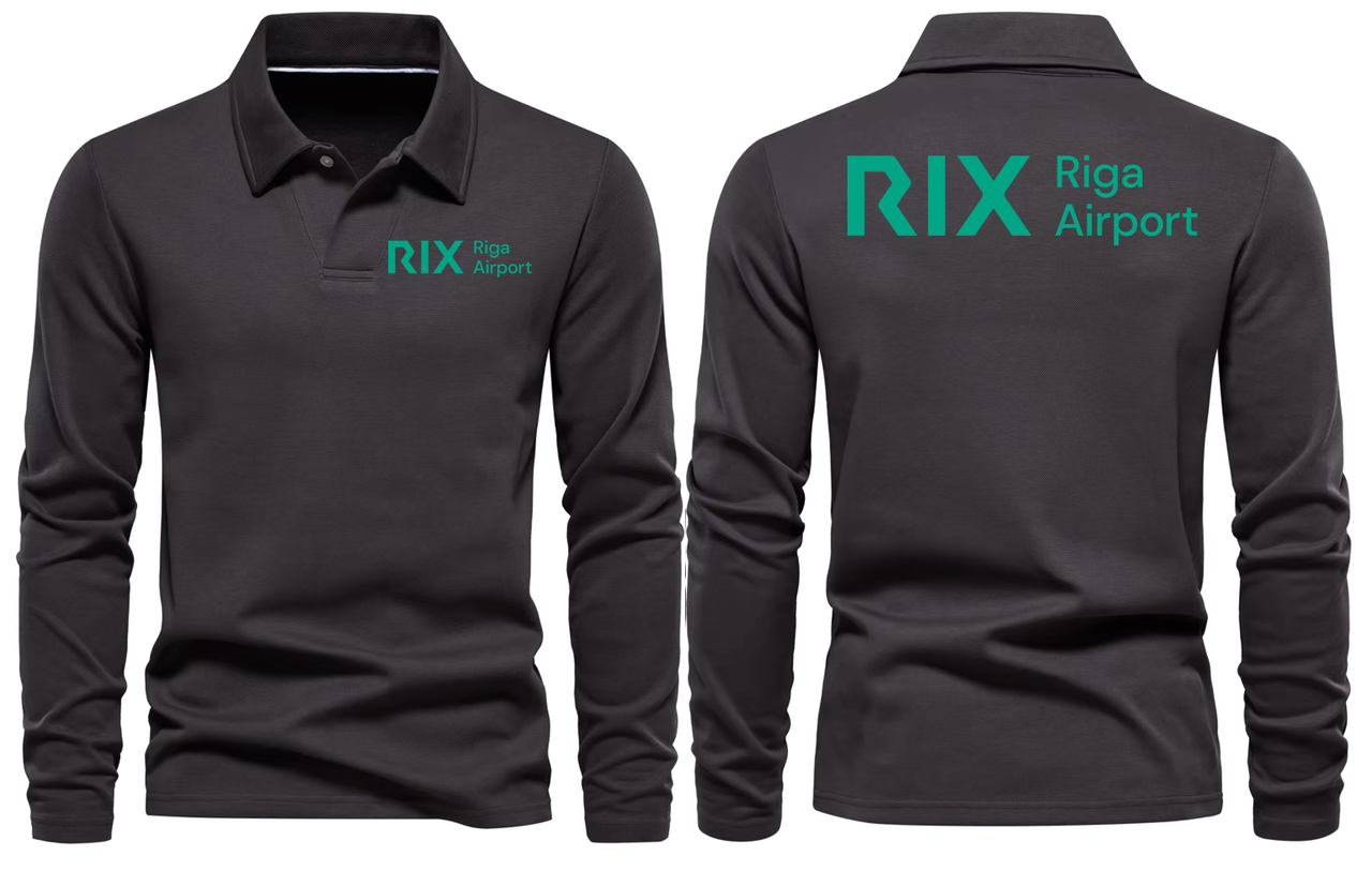 RIX AIRPORT LONG SLEEVE  POLO