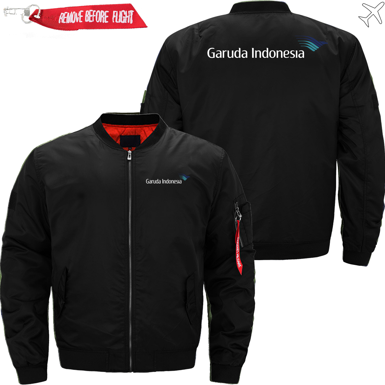 GARUDA INDONESIA AIRLINES MA1 JACKET THE AV8R