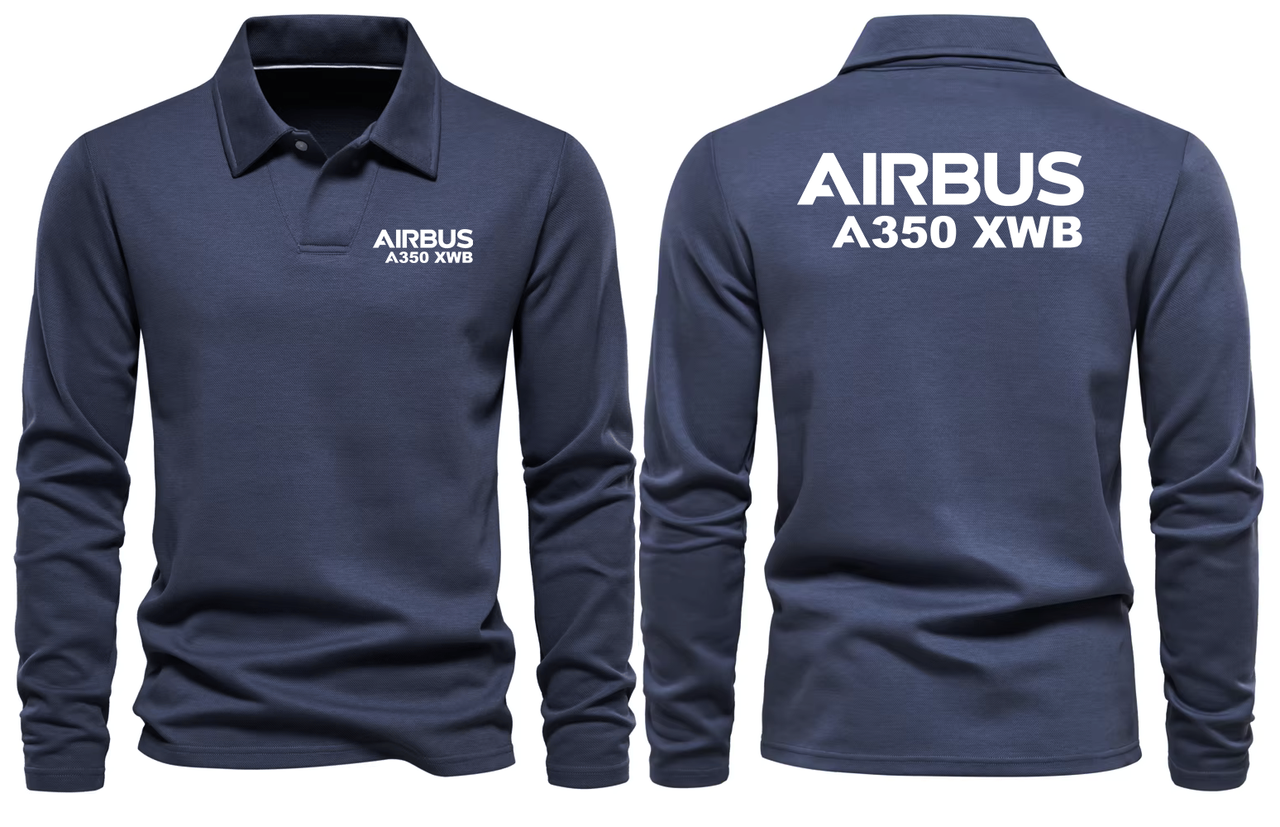 AIRBUS A350 WXB  LONG SLEEVE  POLO