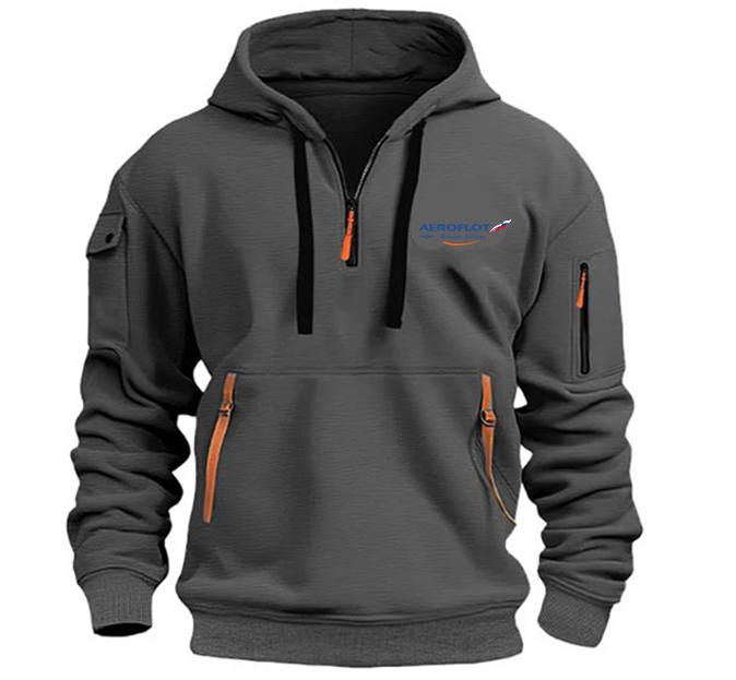 RUSSIAN AIRLINE HOODED JACKET PULLOVER