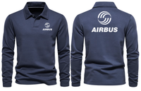 Thumbnail for AIRBUS LOGO LONG SLEEVE  POLO