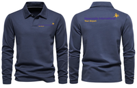 Thumbnail for NEWCASTALE AIRPORT LONG SLEEVE  POLO