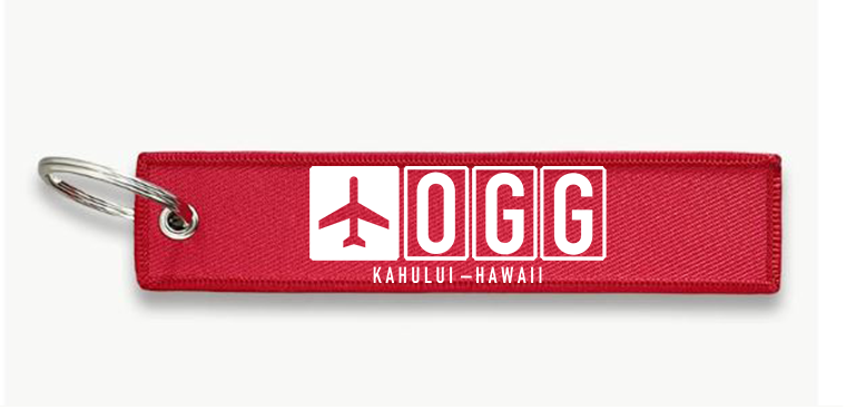 OGG AIRPORT KEY CHAIN