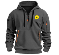 Thumbnail for LOGO LUFTHANSA AIRLINE HOODED JACKET PULLOVER