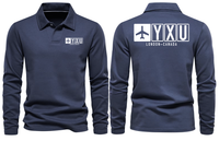 Thumbnail for YXU AIRPORT LONG SLEEVE POLO