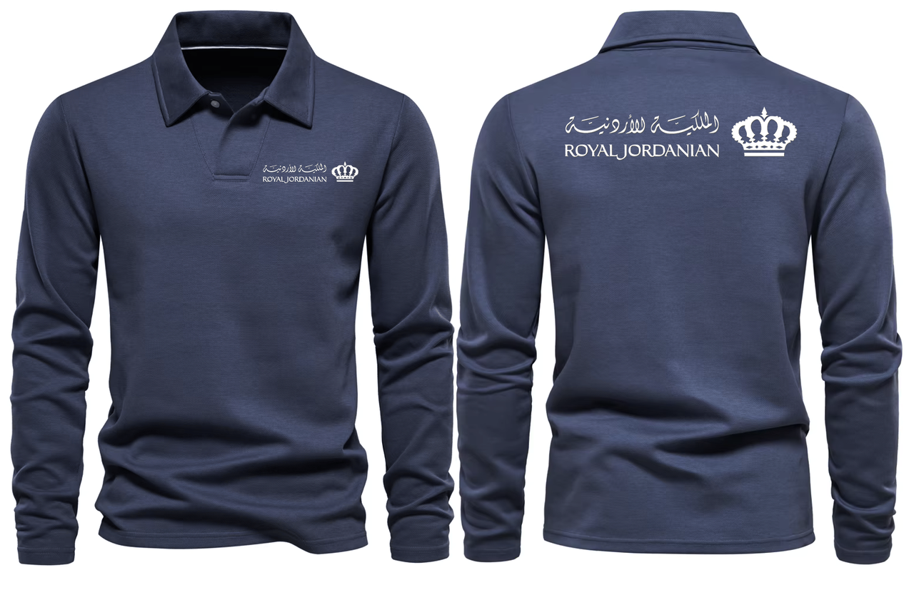 ROYAL AIRLINES LONG SLEEVE  POLO