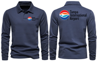 Thumbnail for TAMPA AIRPORT LONG SLEEVE  POLO