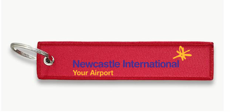 NEW CASTALE AIRPORT KEY CHAIN
