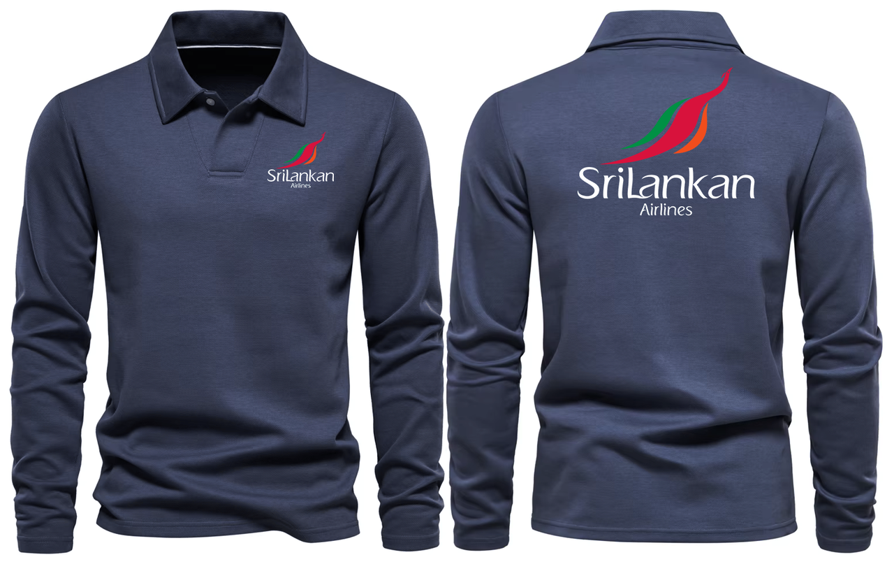 SRI LANKA AIRLINES LONG SLEEVE  POLO