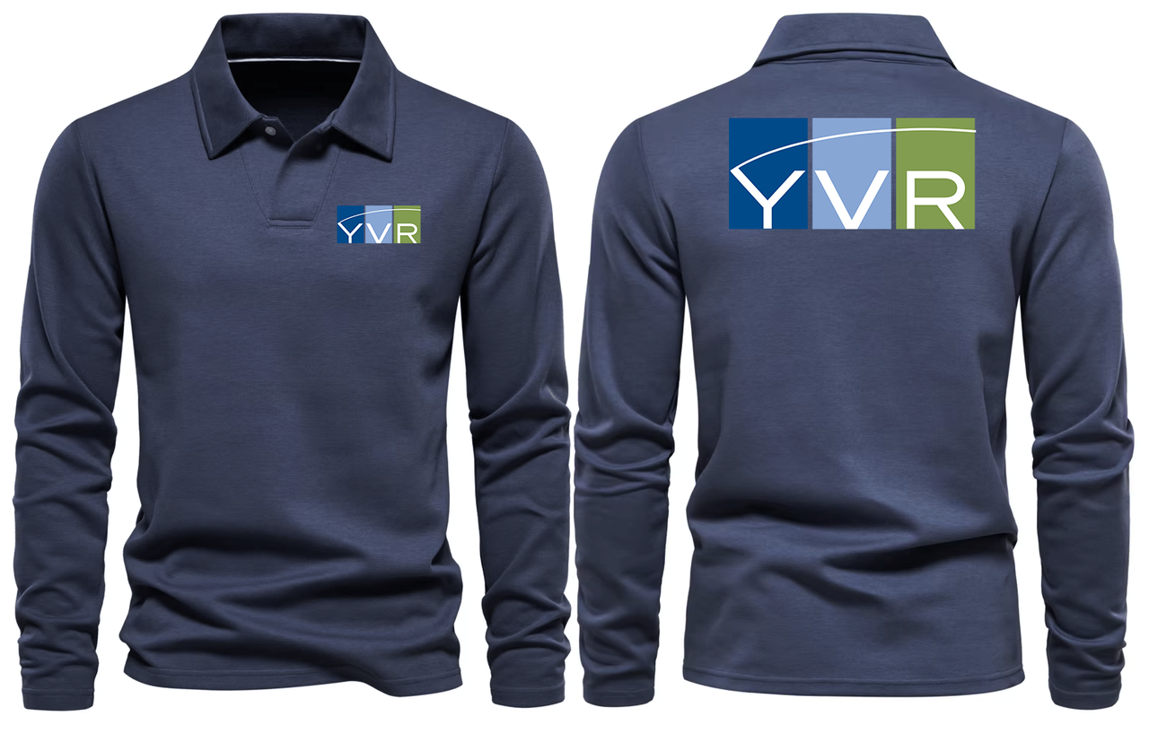 YVR AIRPORT LONG SLEEVE  POLO