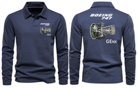 Thumbnail for BOEING 747 GENX LONG SLEEVE  POLO