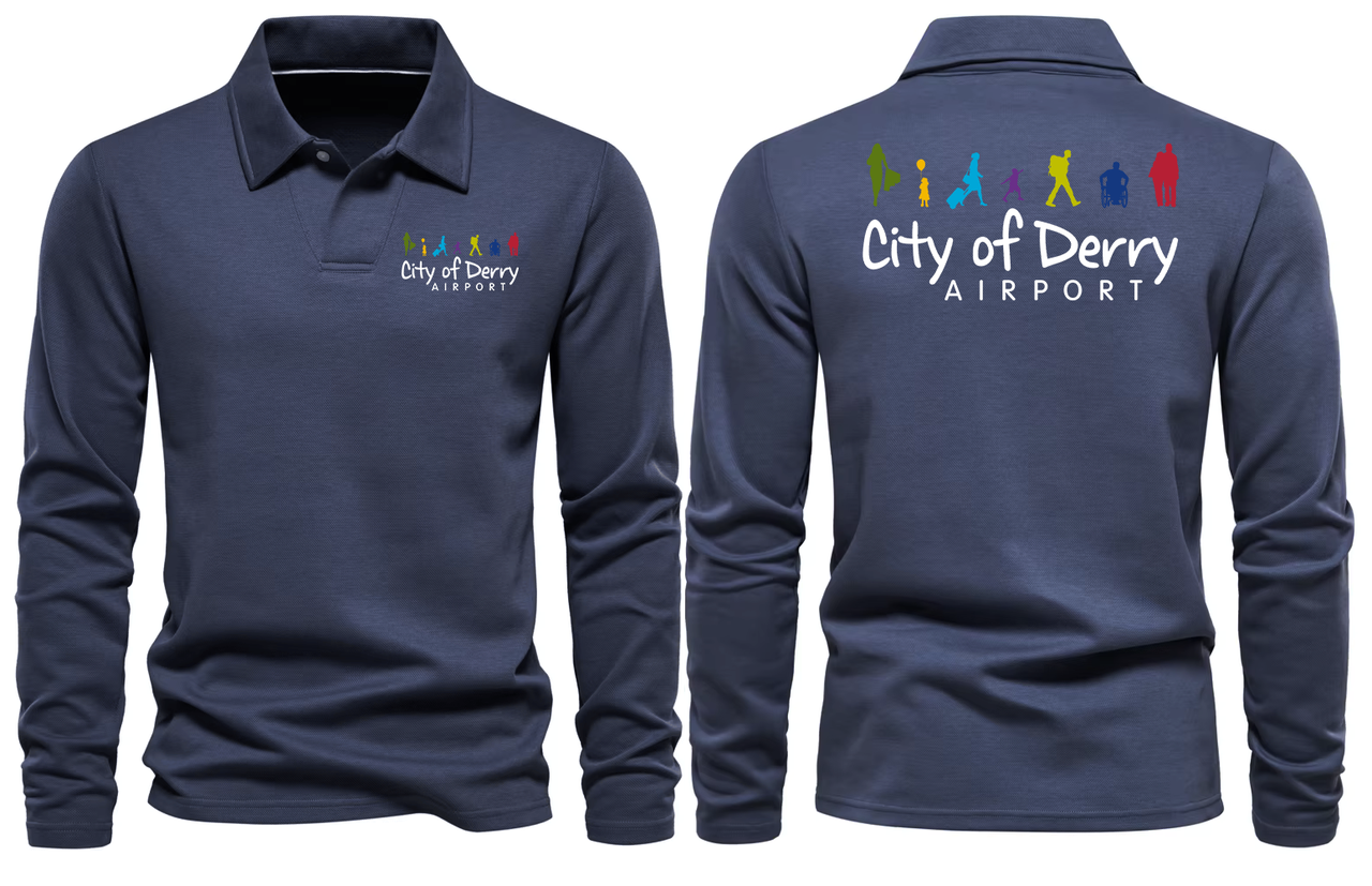 CITY OF DREAM AIRPORT LONG SLEEVE  POLO