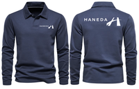 Thumbnail for HANEDA AIRPORT LONG SLEEVE  POLO