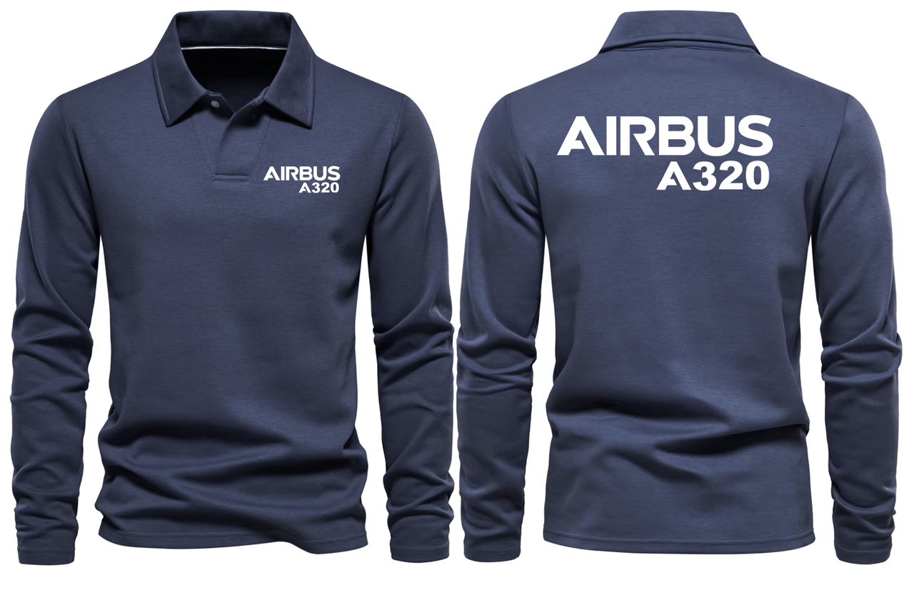 AIRBUS A320 LONG SLEEVE  POLO