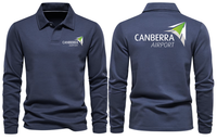 Thumbnail for CANBERRA AIRPORT LONG SLEEVE  POLO