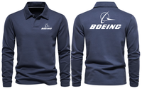 Thumbnail for BOEING LOGO LONG SLEEVE  POLO