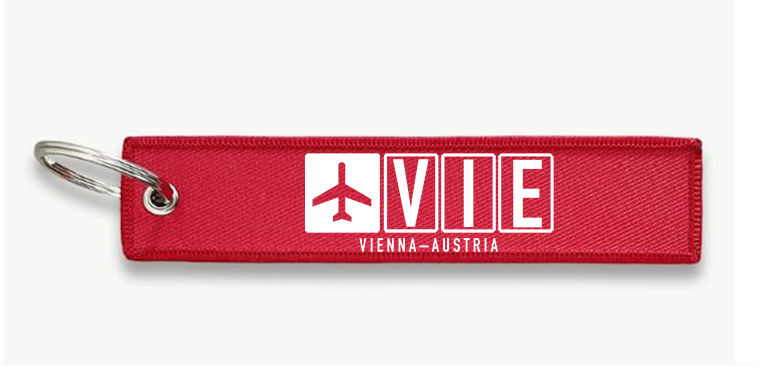 VIE AIRPORT KEY CHAIN