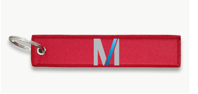 M  AIRPORT KEY CHAIN