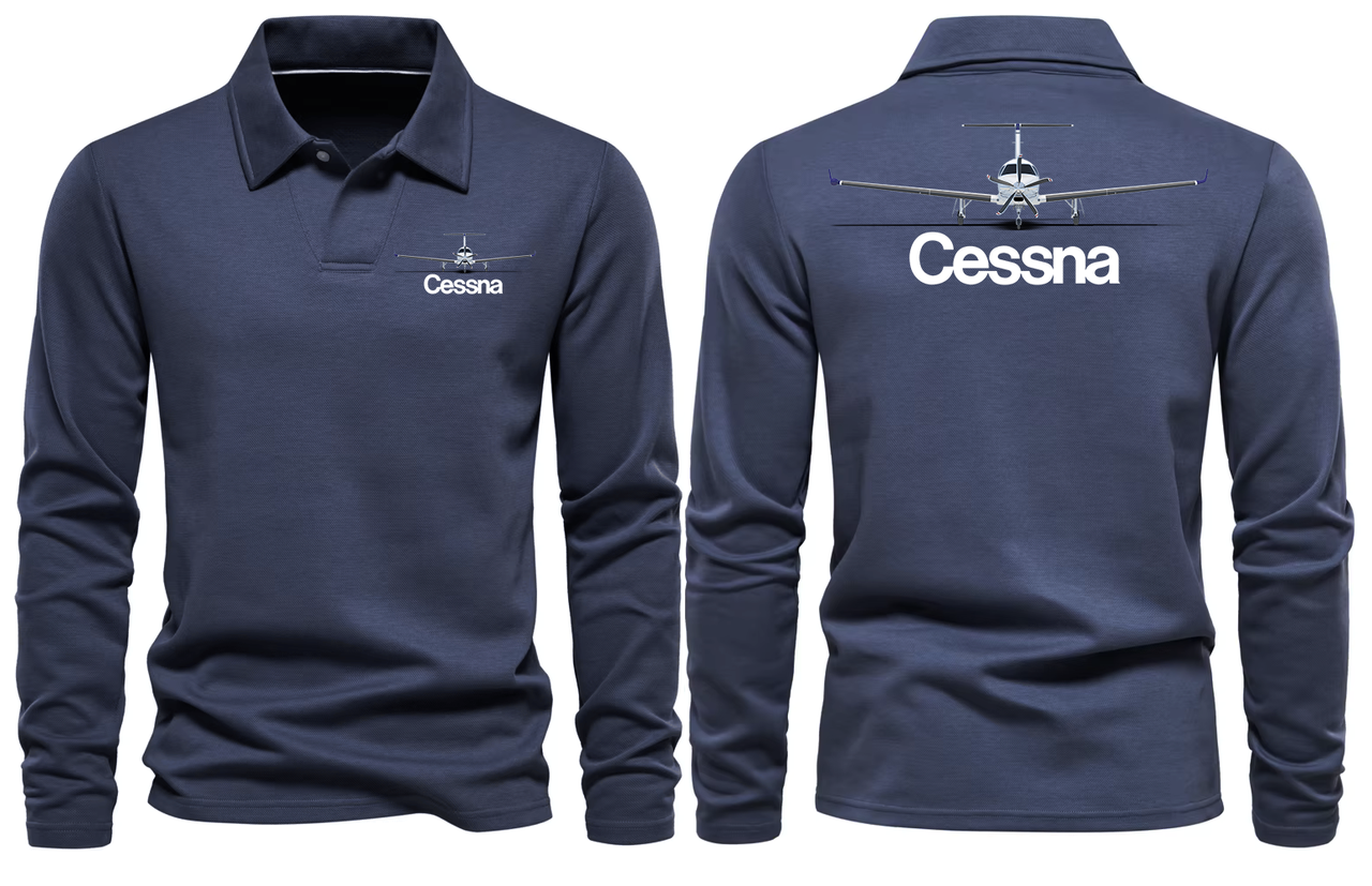 CESSNA LONG SLEEVE  POLO