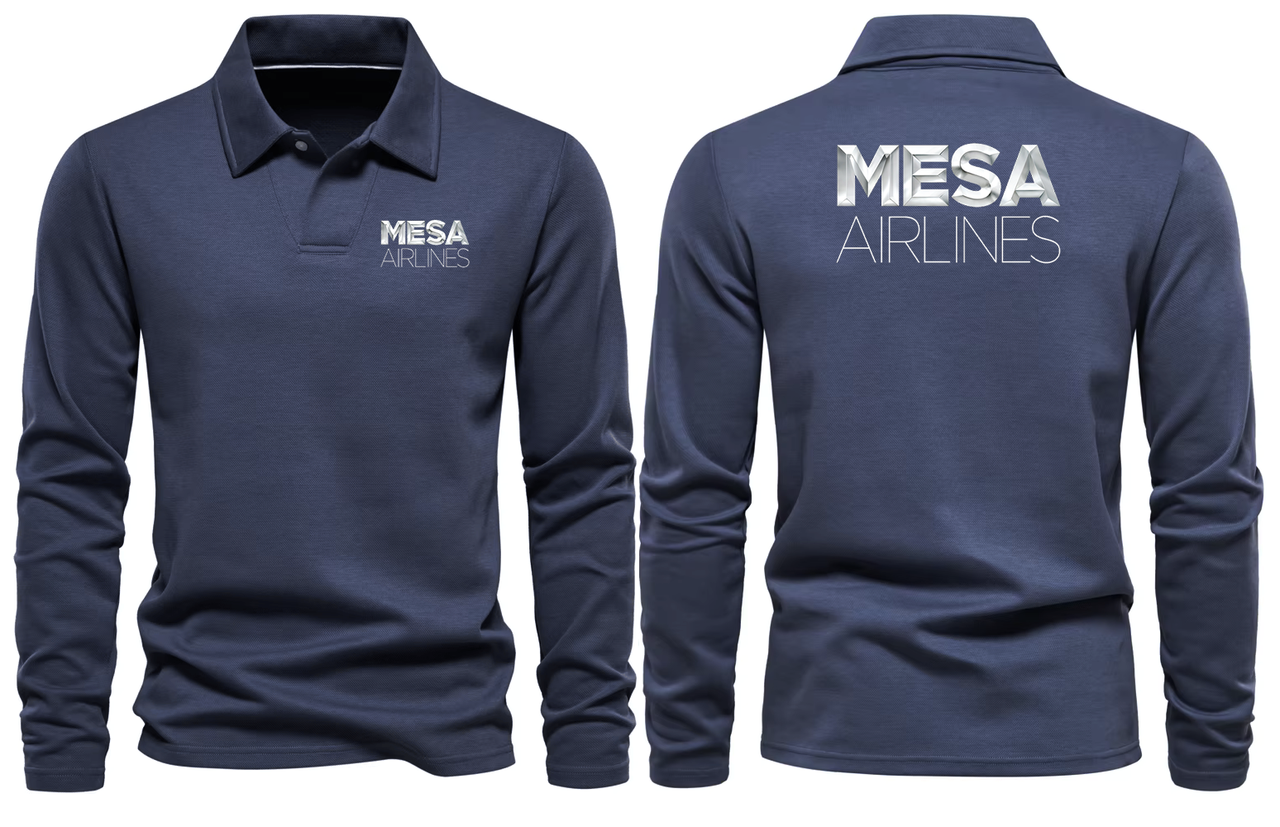 MESA AIRLINES  LONG SLEEVE  POLO