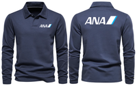 Thumbnail for ANA AIRLINES LONG SLEEVE  POLO