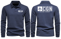 Thumbnail for CGN AIRPORT LONG SLEEVE POLO