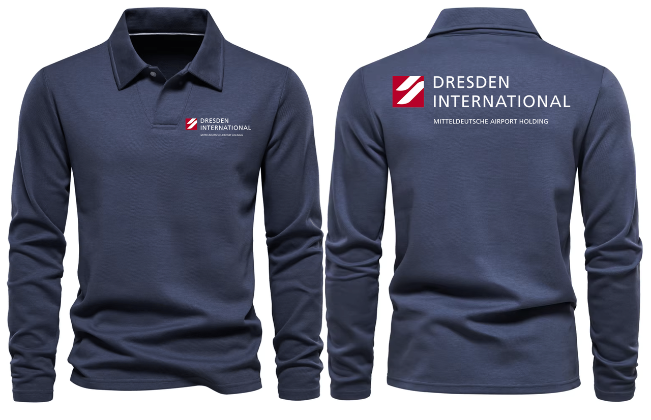 DRESDEN AIRPORT LONG SLEEVE  POLO