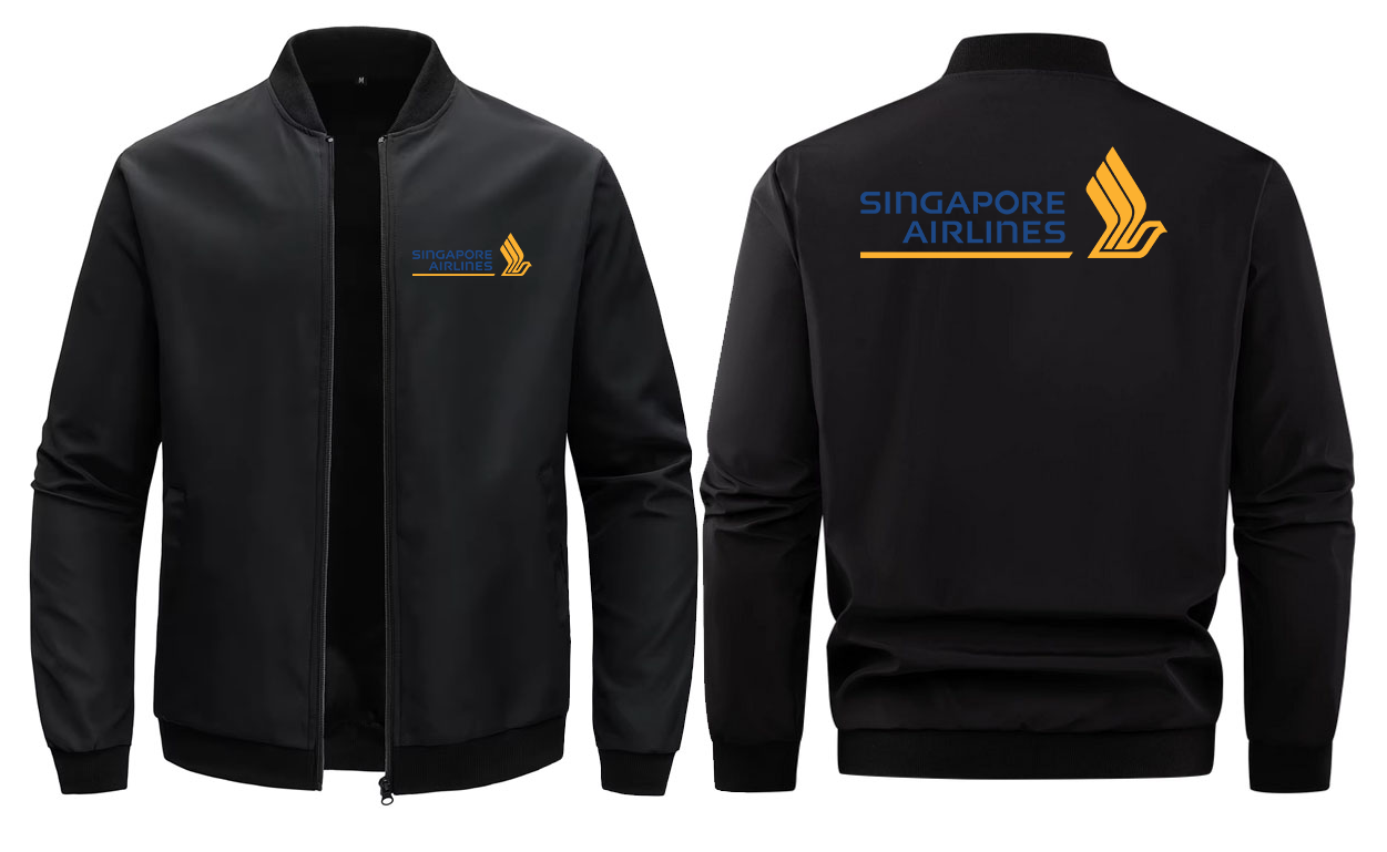 SINGAPURE AIRLINES LOOSE SOLID COLOR JACKET