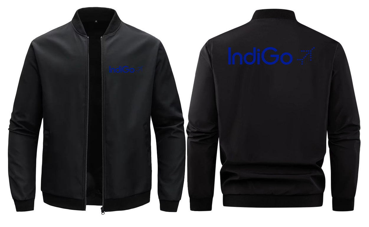 INDIAGO AIRLINES LOOSE SOLID COLOR JACKET